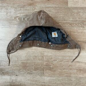 Vintage Carhartt Brown Duck Hood only broken in collectible heavyweight